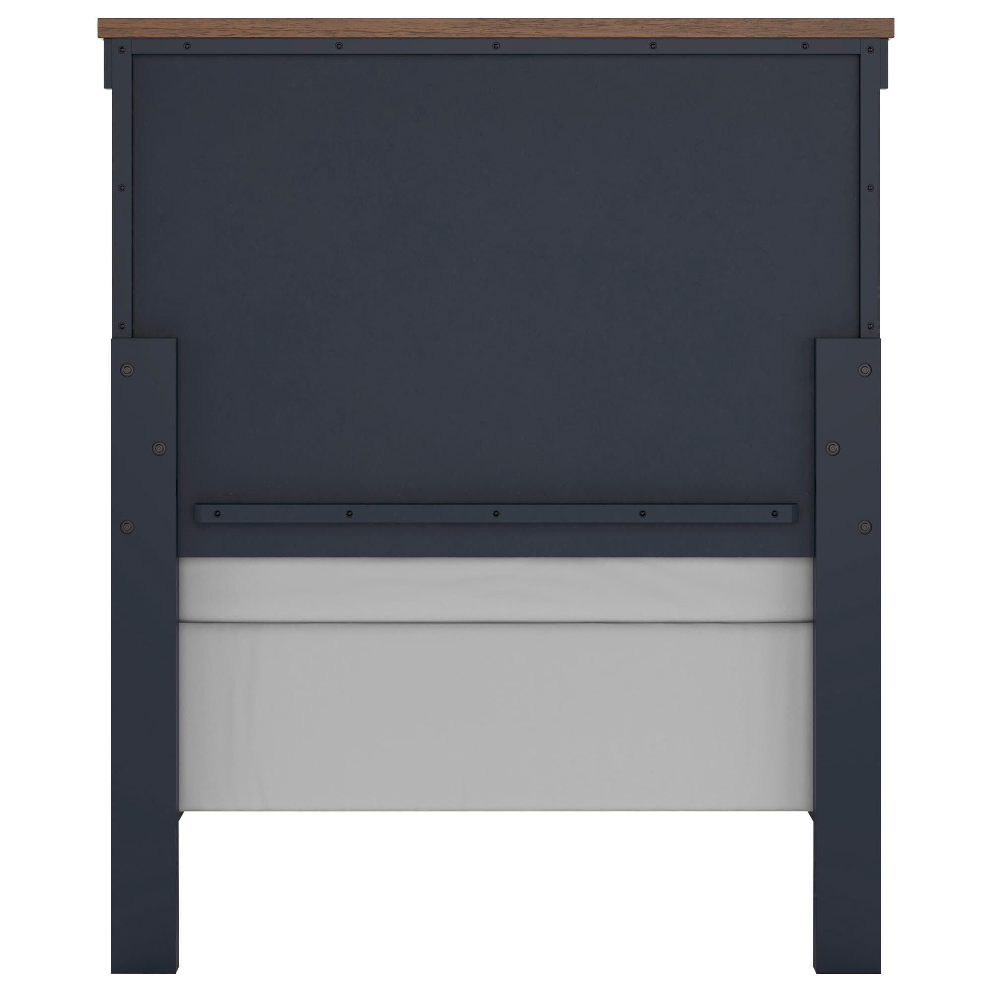 Ashley Landocken 4-Piece Twin Bedroom Set in Brown and Blue
