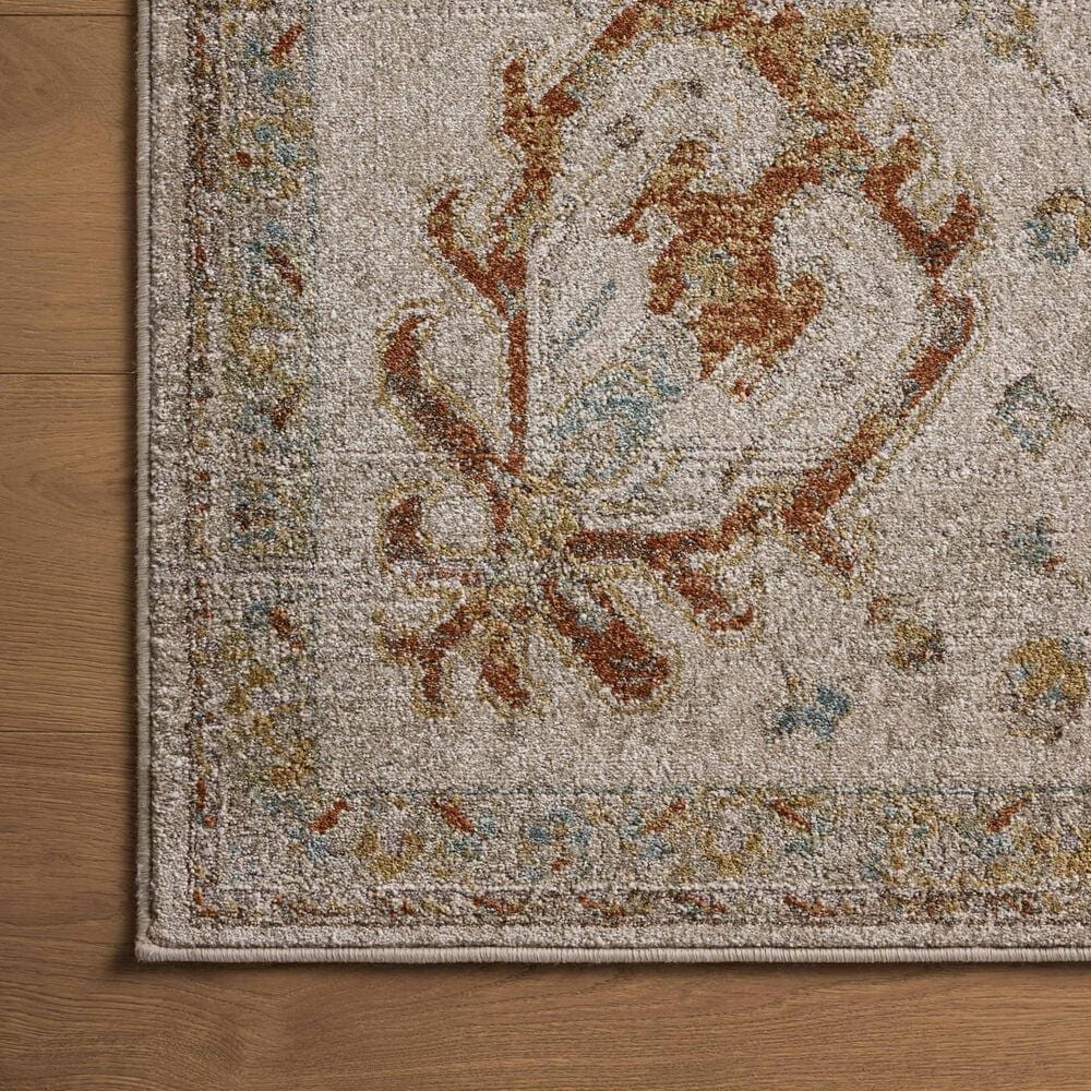 Magnolia Home Mona Oatmeal and Multicolor 5&#39; x 7&#39;8&quot; Area Rug, , large