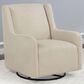 Coaster Serra Swivel Glider Chair in Sandy Beige, , large