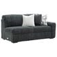 Ashley Midnight-Madness 4-Piece Left Facing Sectional with Chaise in Gunmetal, , large