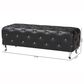 Baxton Studio Stella Accent Bench in Black, , large
