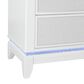 Global Furniture USA Alina 5-Drawer Chest with LED in White, , large