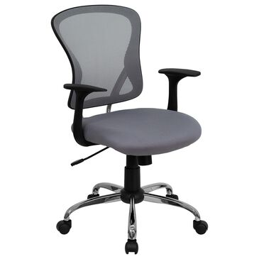 Flash Furniture Swivel Task Chair in Gray, , large