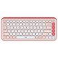 Logitech POP Icon Keys Wireless Bluetooth Keyboard in Rose and Off White, , large