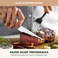 Green Pan Elite Cutlery 13-Piece Knife Block Set in Light Pakka, , large