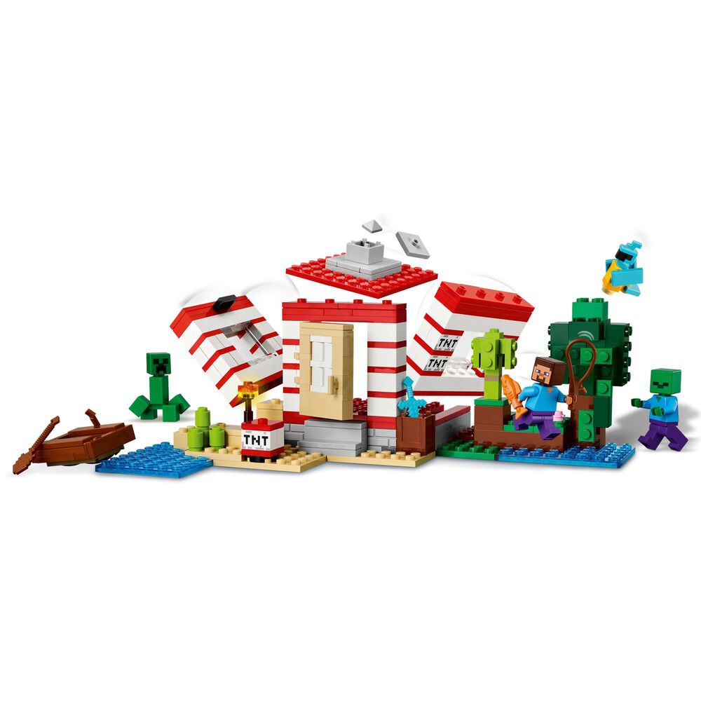 LEGO Minecraft The TNT Jungle House Building Set, , large