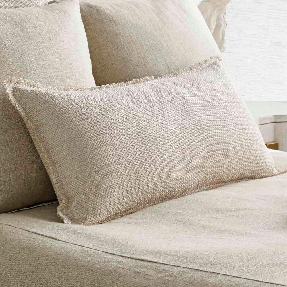 Ann Gish Ficelle 36" x 16" Pillow with Fringe in Buckwheat, , large