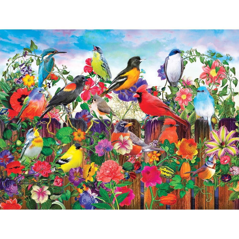Cra-Z-Art 550-Piece Birds and Blooms Jigsaw Puzzle, , large