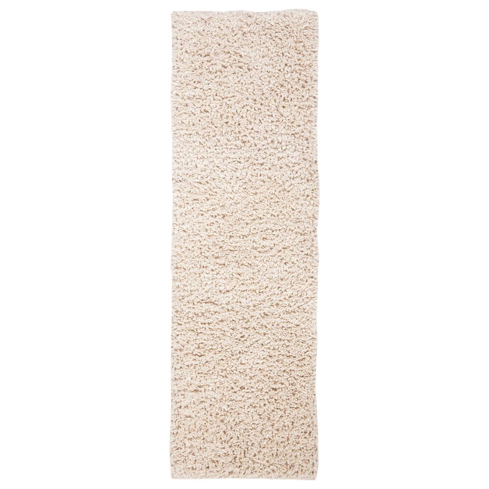 Safavieh Sheep Shag SSG212A 2"3" x 8" Ivory Runner, , large