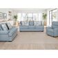 Moore Furniture Morgan Manual Rocker Recliner in Cakepop Chambray, , large
