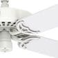 Hunter Original 52" Outdoor Ceiling Fan in White, , large