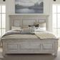 Belle Furnishings Heartland King Panel Bed in Antique White, , large