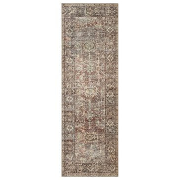 Amber Lewis x Loloi Georgie 2"6" x 12" Bordeaux and Antique Runner, , large