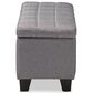 Baxton Studio Fera Storage Ottoman in Gray, , large