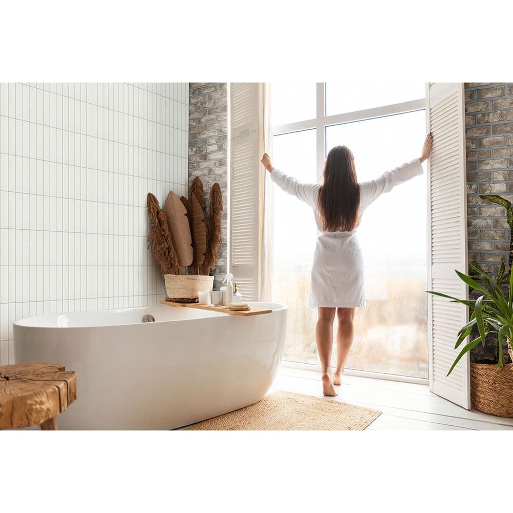 MS International Metro White 2&quot; x 8&quot; Ceramic Tile, , large