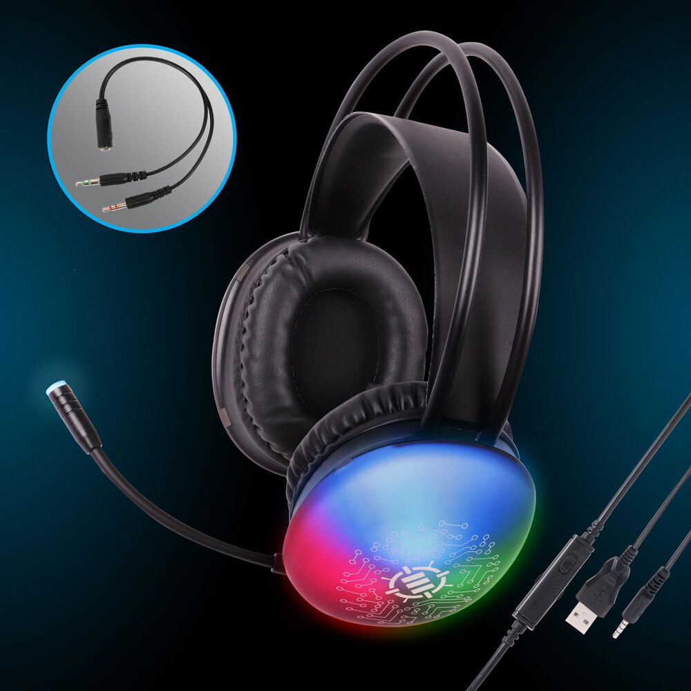 Accessory Power Voltaic 2 USB Gaming Over Ear Headset with In-Line Controller in Clear, , large