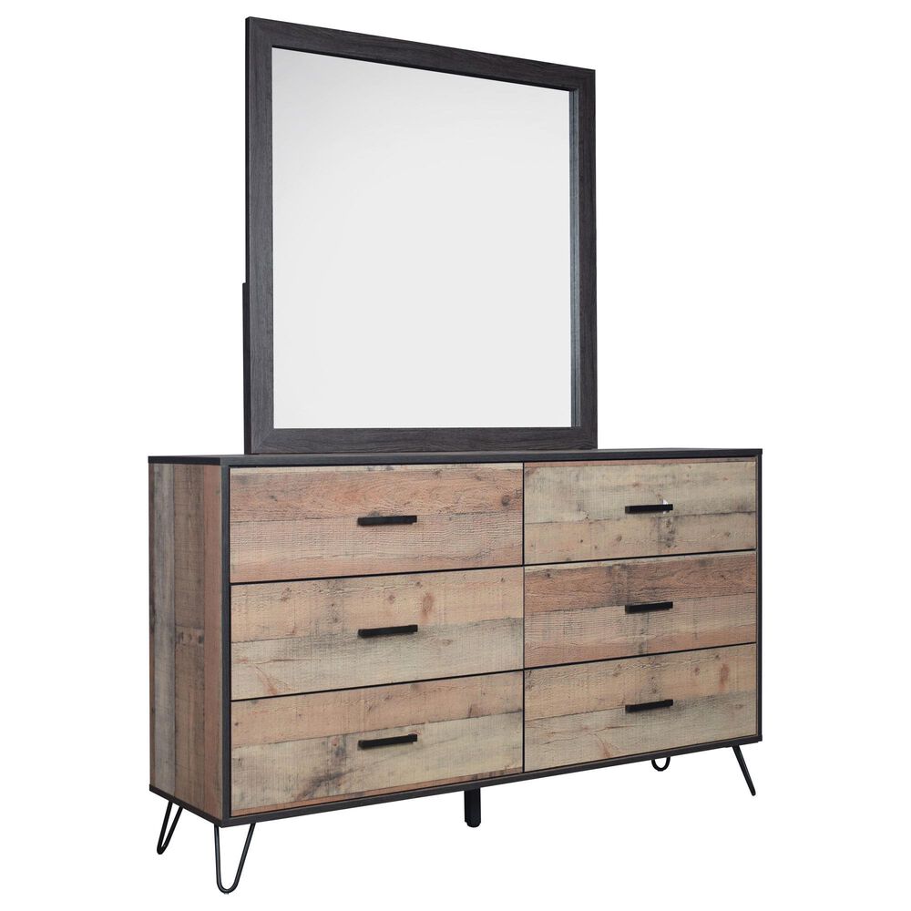 New Heritage Design Elk River 4-Piece Queen Bedroom Set in Rustic Brown and Black, , large