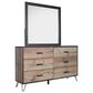 New Heritage Design Elk River 4-Piece Queen Bedroom Set in Rustic Brown and Black, , large