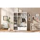 GigaCloud 3-in-1 Hall Tree with 2 Drawers and Seat Bench in White, , large