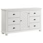 Mayberry Hill 5 Piece Full Bed Set in White, , large