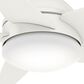 Hunter Isotope 44" Ceiling Fan with LED Light in Fresh White, , large