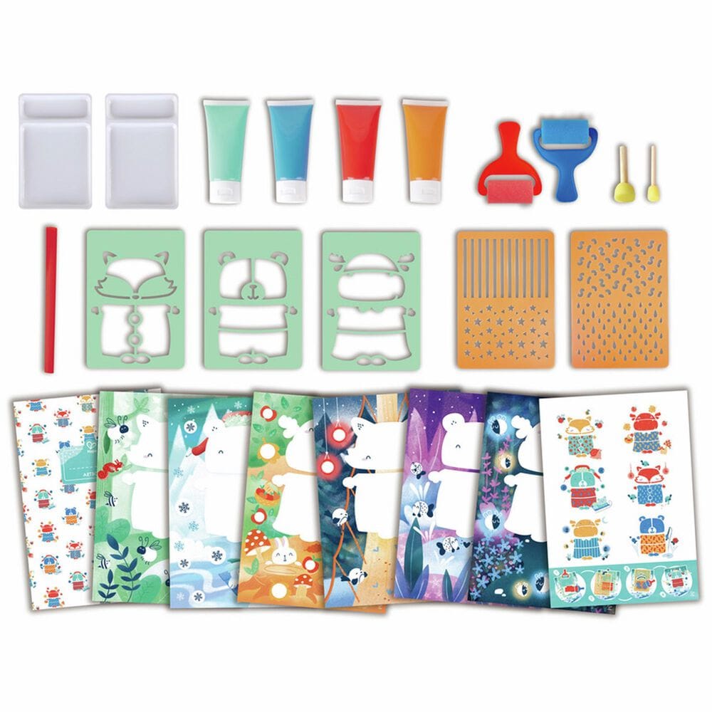 Hape Toys Sponge Painting Fun in Multicolor, , large