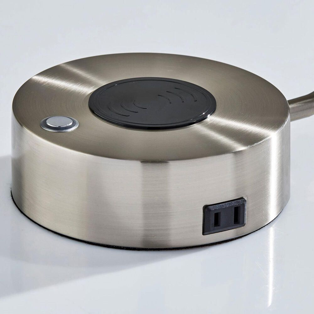 Adesso Viper Desk Lamp in Brushed Steel, , large