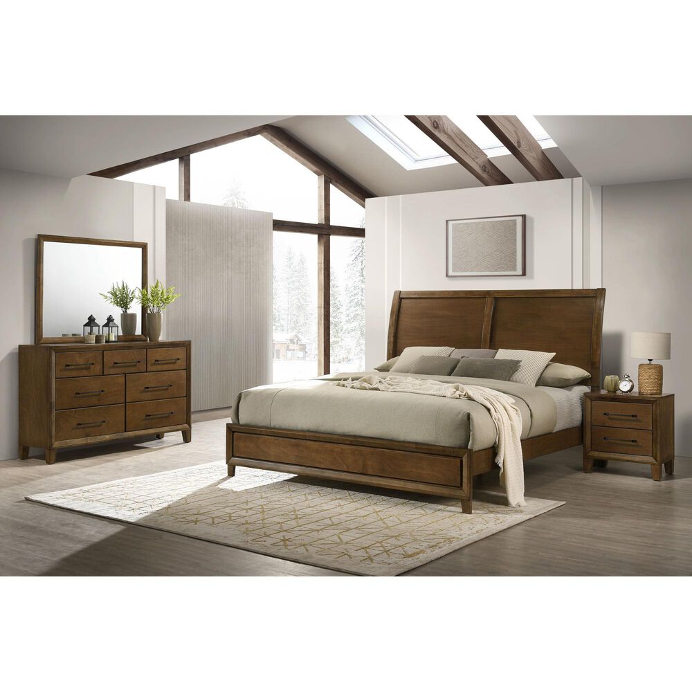 New Heritage Ballard 2 Drawer Nightstand in Walnut, , large