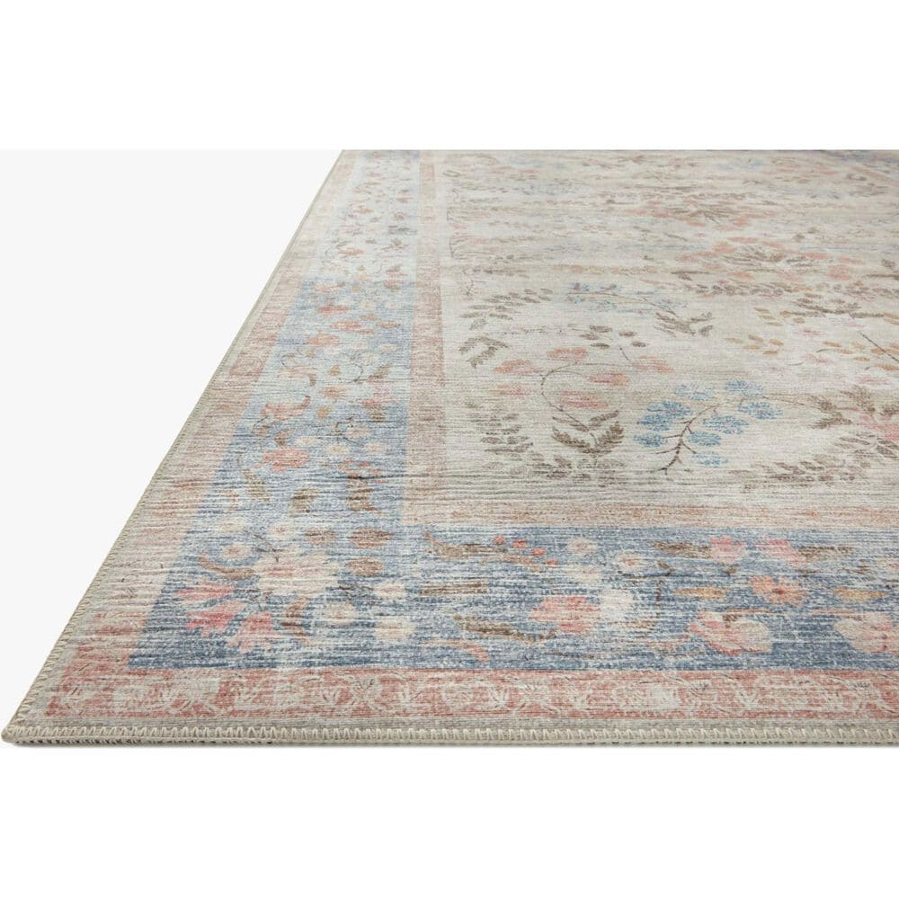 Rifle Paper Co. x Loloi Palais 5&#39; x 7&#39;6&quot; Light Blue Area Rug, , large