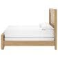 Ashley Galliden King Panel Bed in Light Brown, , large