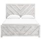 Ashley Cayboni 4 Piece Queen Bedroom Set in Whitewash Paint, , large