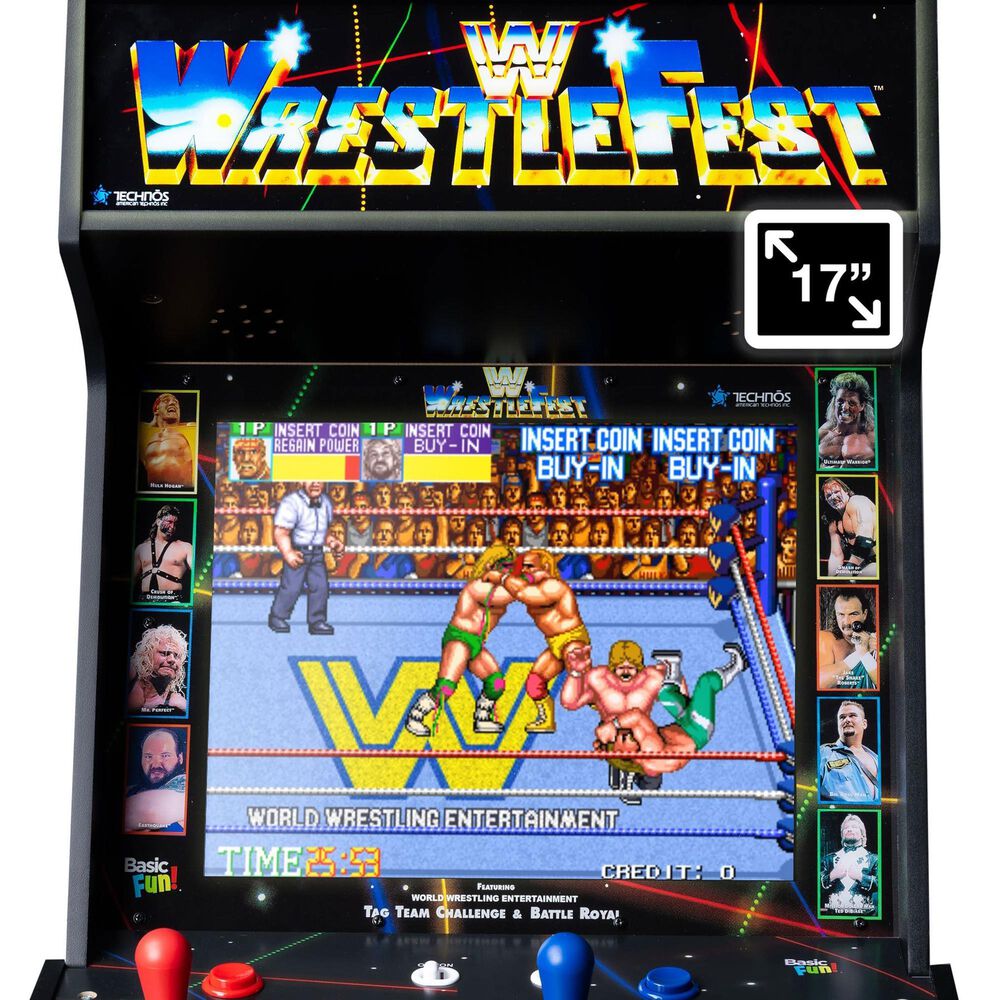 Arcade1Up WWE Wrestlefest Ultra Series Arcade Machine in Multicolor, , large