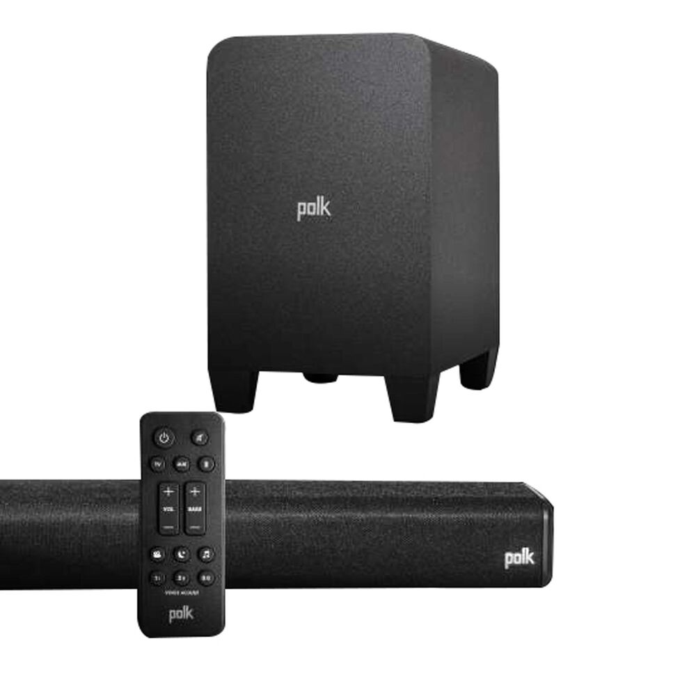 Polk Audio Signa S4 Sound Bar and Wireless Subwoofer in Black, , large