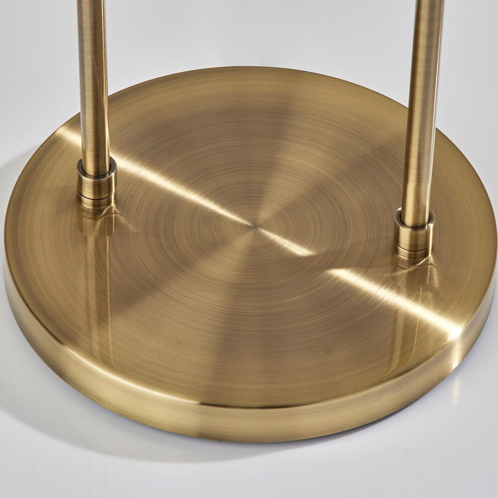 Adesso Joey Floor Lamp in Antique Brass, , large