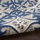 Nourison Aloha Damask 5"3" x 7"5" Blue Indoor/Outdoor Area Rug, , large