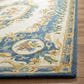Safavieh Micro-Loop 2"3" x 7" Cream and Blue Runner, , large