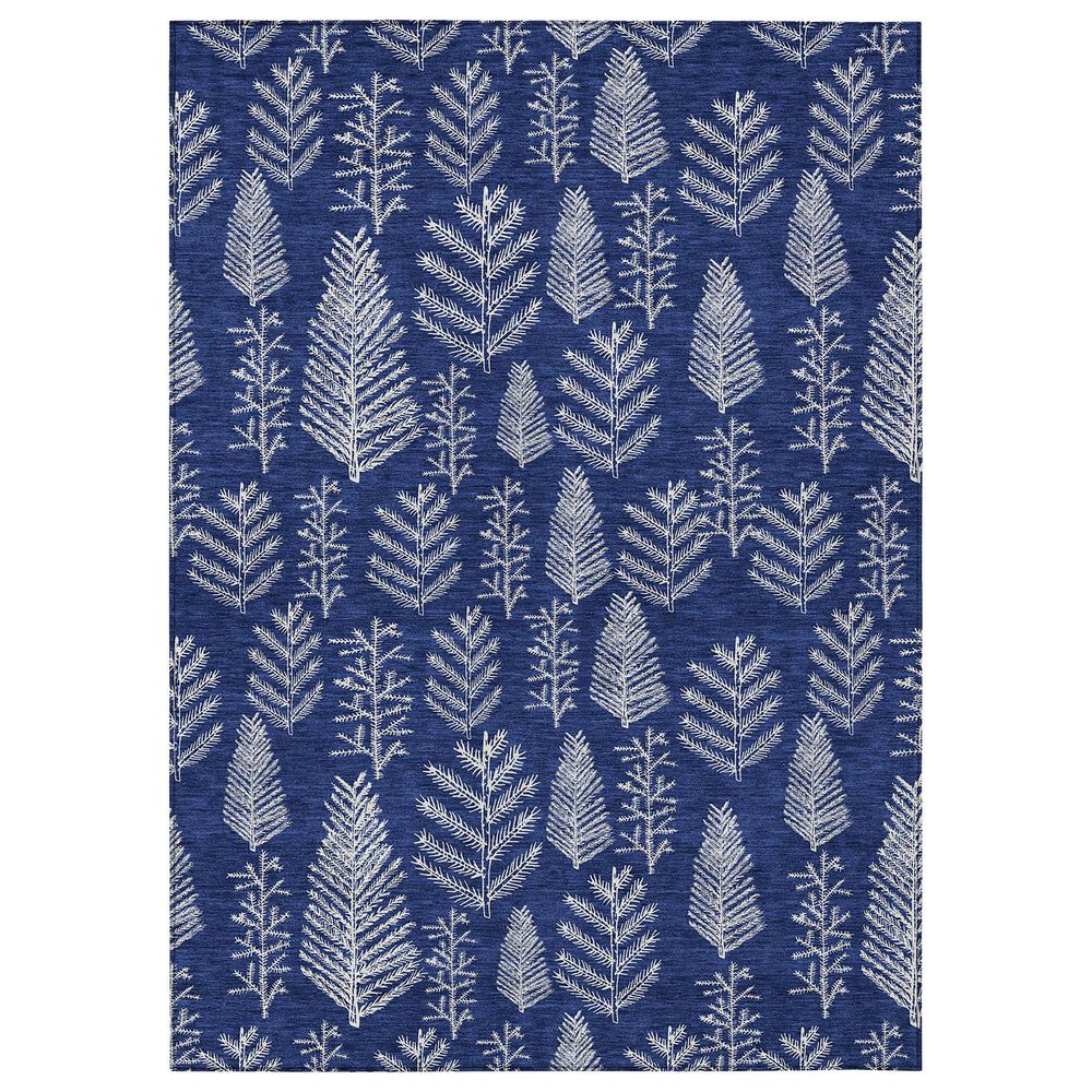 Dalyn Rug Company Wonderland WN21 3" x 5" Navy Indoor/Outdoor Area Rug, , large