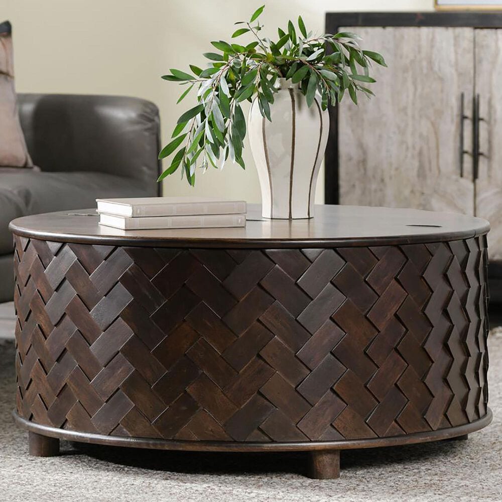 Classic Home Shira Coffee Table in Kona Brown, , large