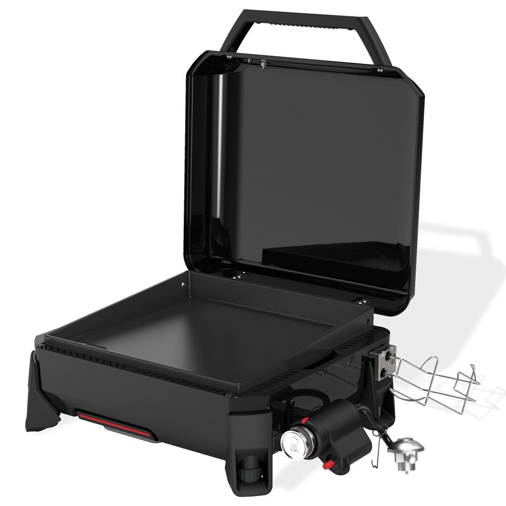Weber Slate 28" Liquid Propane Gas Grill in Black, , large