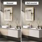 HOMLUX 20" x 30" Bathroom Medicine Cabinet with Mirror in Gold, , large