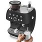SMEG Espresso Manual Coffee Machine with Grinder in Matte Black, , large