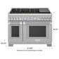 Thermador 48" Pro Grand Commercial Depth Dual Fuel Range in Stainless Steel, , large