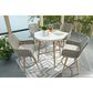 Ashley Seton Creek Patio Bar Stool with Cushion in Beige and Gray (Set of 2), , large