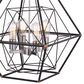 Vaxcel Bartlett 4-Light Pendant in Oil Rubbed Bronze and Satin Nickel, , large