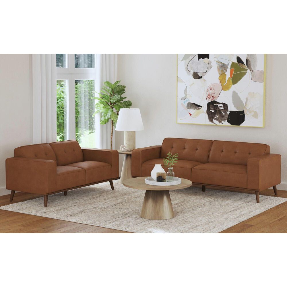 Mayberry Hill Destiny Stationary Loveseat in Pebble Tan, , large