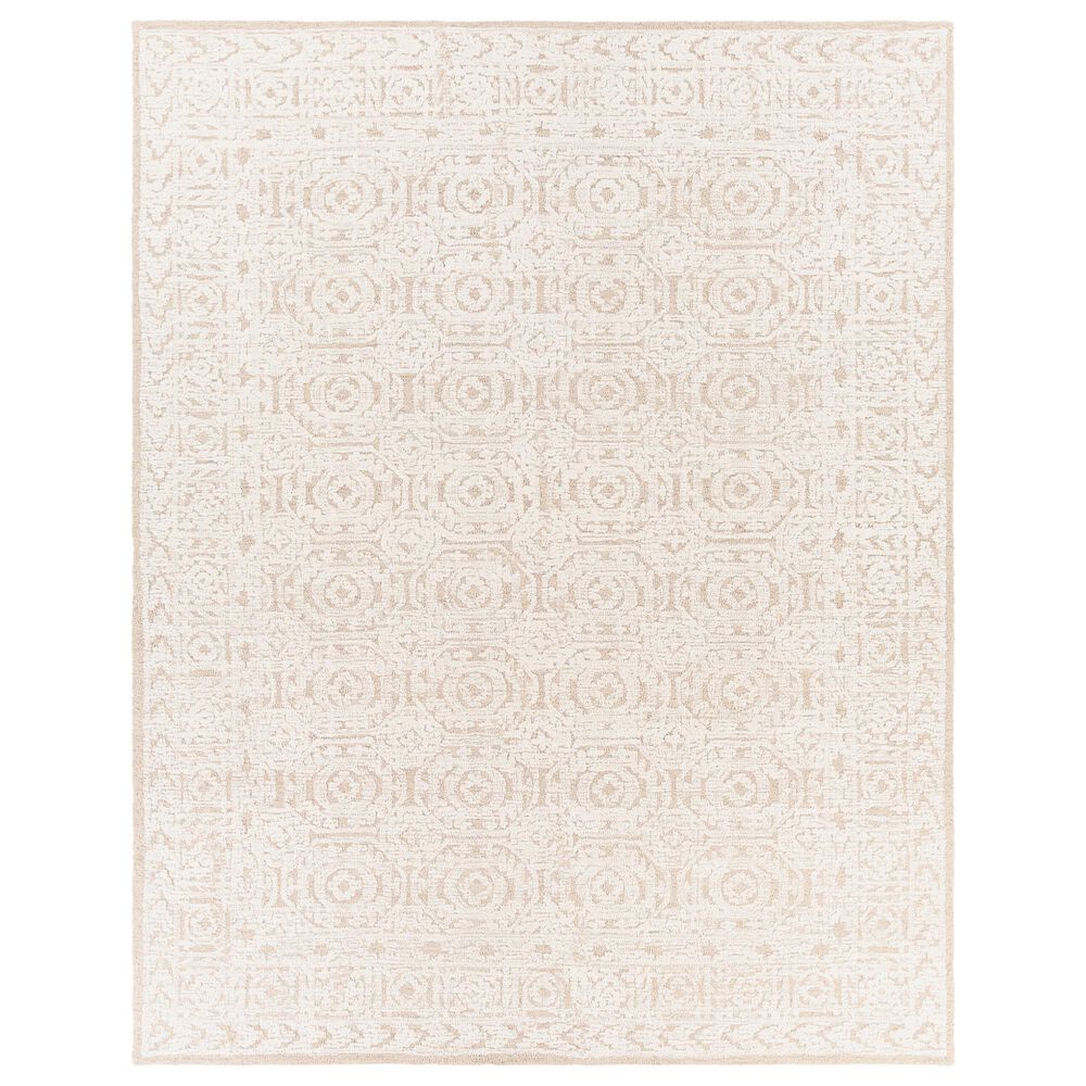 Surya Louvre Tan and Cream 9" x 12" Area Rug, , large
