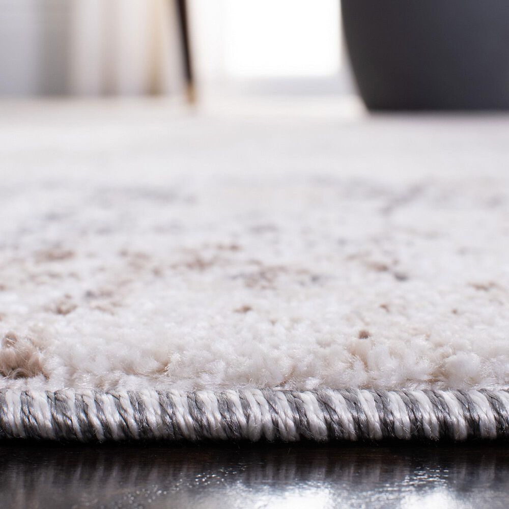 Safavieh Aston  2&#39; x 7&#39; Ivory and Grey Runner, , large