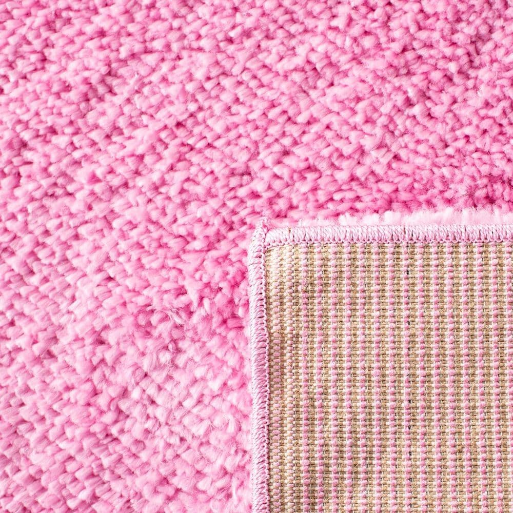 Safavieh August Shag AUG900X 6'7" Square Pink Area Rug, , large