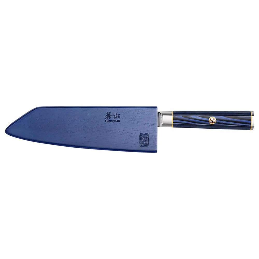 Cangshan Kita 7" Kiritsuke Knife in Blue and Black, , large