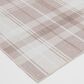 Central Oriental Rugease Plaid 5" x 7" Beige and Ivory Area Rug, , large